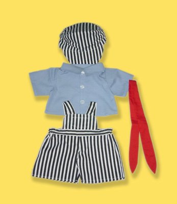 41Oz8tiTEwL 9012 Train Conductor Engineer Clothes for 14   18 Stuffed Animals and Dolls