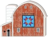 Amish Star Quilt Barn - Cat's Meow Village - Made in USA, Collectible Keepsake