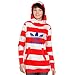 Damen Kapuzensweater adidas Originals Long Logo Hoodie Women