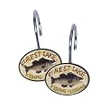 Rather Be Fishing Shower Curtain Hooks