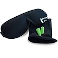 Bedtime Bliss® Contoured & Comfortable Sleep Mask & Moldex® Ear Plugs. Includes Carry Pouch for Eye Mask and Ear Plugs - For Travel, Shift Work & Meditation.