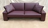 Supra sofa bed in burgendy