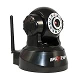 Wireless IP Pan/Tilt/ Night Vision Internet Surveillance Camera Built-in Microphone with Phone remote monitoring support - Black ~ Wansview