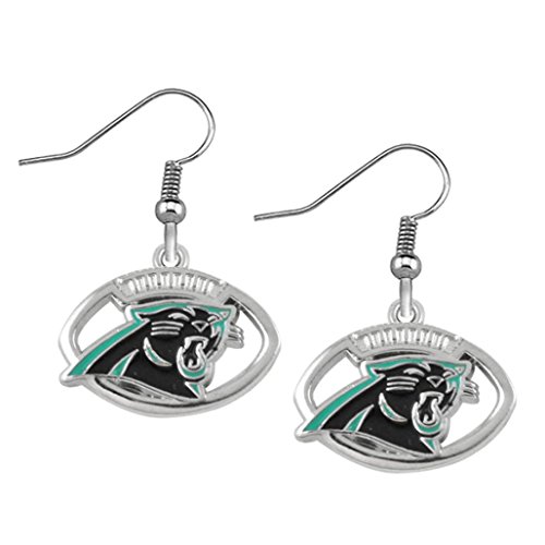 Carolina Panthers Earrings- Carolina Panthers Jewelry & Perfect Football Fan Gift
