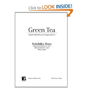 Green Tea Health Benefits and Applications - Yukihiko Hara