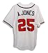 Autographed Andruw Jones Atlanta Braves White Majestic Jersey