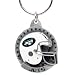 NFL Team Helmet Key Ring - New York NY Jets