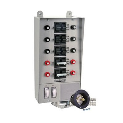 Reliance Controls 30-Amp (4-Prong 10-Circuit) Indoor Transfer Switch - 30310A On Sale