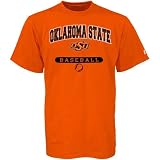 Russell Oklahoma State Cowboys Orange Baseball T-shirt