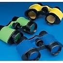 12 Plastic Kids Binoculars, Asst Colors, Party Favors, Pretend Play