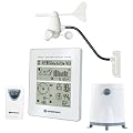 BRESSER Wetterstation WeatherCenter - Wetterstation mit funkgesteuertem Thermo/Hygro-Au�ensender, Windmesser und Regenmesser