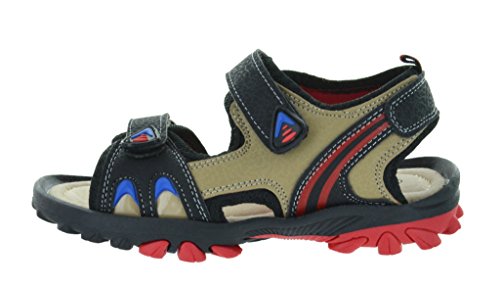 Dream Pairs Boy's Adventurous Open/Round Toe Light-Weight Adjustable Velcro Strap Kid Sandal (Little Kid/Big Kid) New