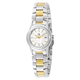 ESQ by Movado Women's 7100977 Quest Two-Tone Silver Dial Watch