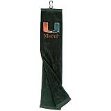 Miami Hurricanes Embroidered Tri-Fold Towel