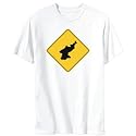 T-Shirt Mens White " North Korea Map " Countries