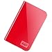 Western Digital My Passport Essential 250GB USB Portable Hard Drive -Real Red