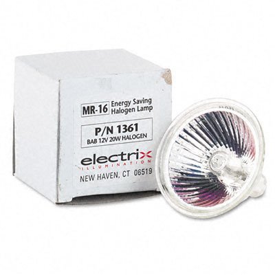 Electrix Illumination 1361 20W halogen replacement bulb for zoom-in desk lamp