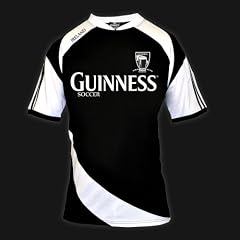 GUINNESS BLACK WHITE SOCCER JERSEY