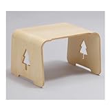 木製ローチェアデスク (W46 テーブル, ナチュラル)