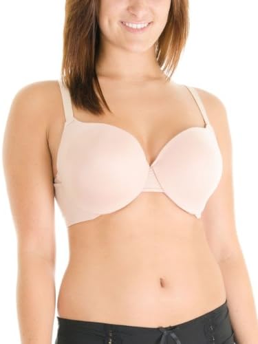 Cotton Cantina Womens Plus Size Smoothing Back Bra (38C, Tan)