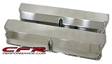 1962-85 Ford Small Block 289-302-351W-5.0L Fabricated Polished Aluminum Valve Covers w/o Hole - Smooth