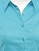 LA BASIC Womens Short Sleeve Button Down Collared Shirts (S-3XL)