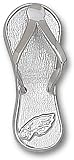 Womens NFL Philadelphia Eagles Logo Flip Flop Pendant