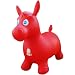Red Horse Hopper, Pump Included (Inflatable Jumping Horse, Space Hopper, Ride-on Bouncy Animal)