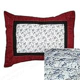 Armoire: Garnet Fiesta Handcrafted Quilted Standard Sham