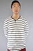 All Day The L/S Henley in White & Black Stipe,Tops for Men, Medium,White