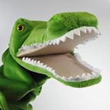 Arnold Alligator Stuffed animal Hand Puppet Soft Plush Green 15"