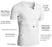 KLEINERT'S Men's Sweat Proof V-Neck Undershirt with Dry Defense Underarm Protection