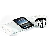 Placewiz - iRoo iBoard - justierbares Schreibtischregal aus Glas mit USB-Hub
