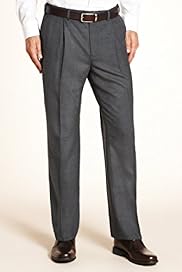 Big Tall Single Pleat SupercreaseÃ‚Â® Trousers with Wool