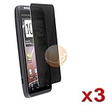 Three Privacy Screen Guard Protector Filer for for HTC ThunderBolt 4G