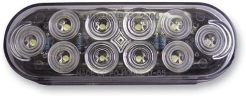 Bluhm Enterprises Brite Lite LED Trailer Taillight Oval Red