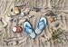 Flip Flop TROPICAL beach DECOR Welcome DOOR Mat ART NU