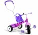 Radio Flyer 53G Girls Deluxe Steer and Stroll Trike, Pink