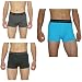 3 PACK: Mens Basic Fitted Fine knit Bodywear Boxer Trunks / Underwear Briefs