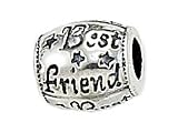 Zable(tm) Sterling Silver Best Friend's Bead / Charm