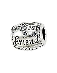 Zable (tm) Sterling Silver Best Friends Bead / Charm