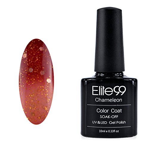 Chameleon Temperature Changing Colour Nail Lacquers Soak Off UV LED Gel Polish Indianred - Bisque Chameleon Temperature Changing Colour Nail Lacquers Soak Off UV LED Gel Polish Indianred - Bisque