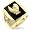 Mens Ring - Eagle Design Gold & Enamel Finish Mens Ring