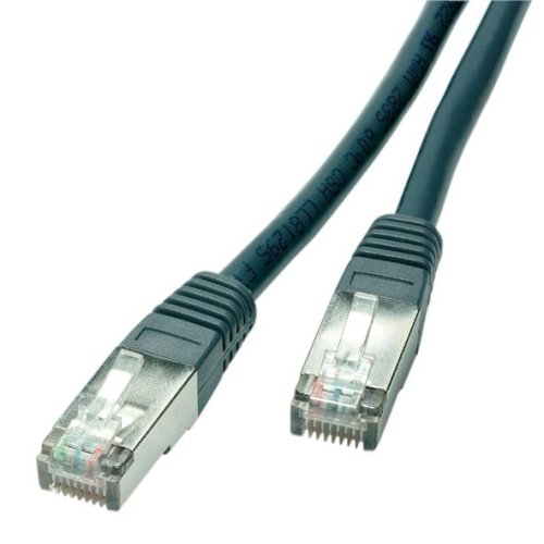 Vivanco CK 132/20 Cat 5e Netzwerkkabel, Twisted Pair SFTP, RJ 45 Stecker auf RJ 45 Stecker, 20,0 m, grau
