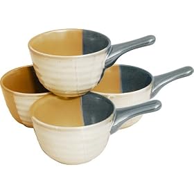 Gold Dust Set of 4 Soup Bowls by 