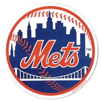 New York Mets Logo MLB Car Magnet