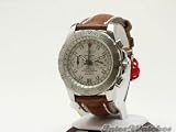 BREITLING Professional Skyracer Automatic Chronograph Mens Watch in Steel, Brown Leather Strap, With BOX & PAPERS A2736234/G615