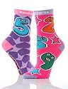Girls Numberjacks 5 Socks - 9-12 Kids - Multi