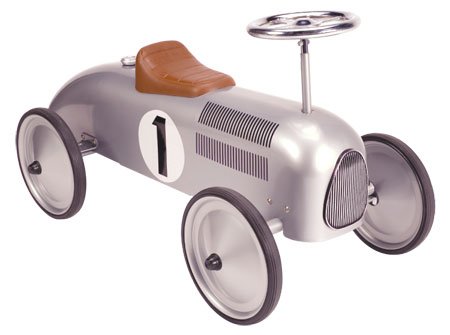 Childrens Toyshop  Toys : SPEEDSTER- SILVER RACE CAR
