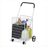 Honey Can Do CRT 01513 Large Folding Shopping Cart Rolling 4 Wheel Utility Wagon, White 41P%2B60d525L. SL160 Honey Can Do CRT 01513 Large Folding Shopping Cart Rolling 4 Wheel Utility Wagon, White